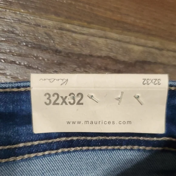 KanCan Blue Midrise Flare Wide Leg Jeans with Distressed Details - Picture 4 of 12